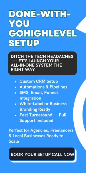 GoHighLevel Setup Services offer